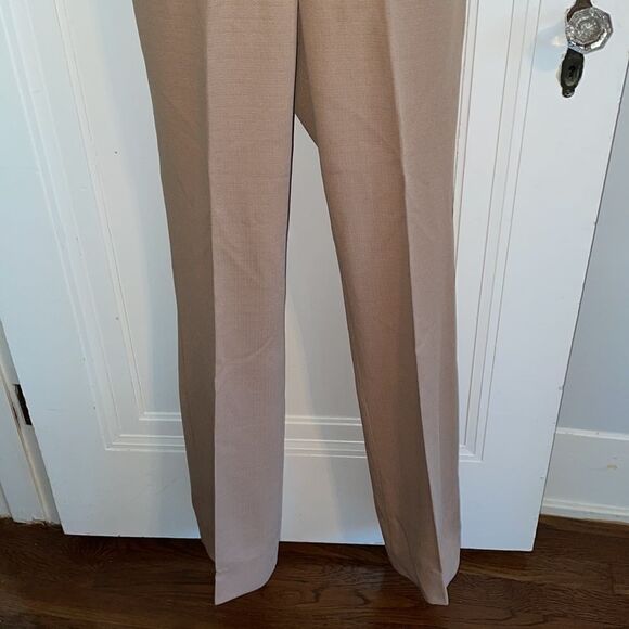 Vtg 70s tan double knit polyester pants - Picture 4 of 7